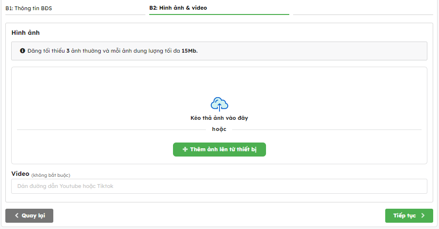 Thêm hình ảnh và video